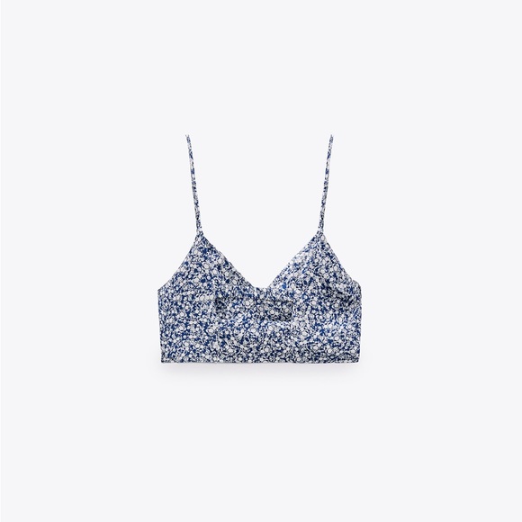 Zara Floral Print Top - Picture 3 of 11